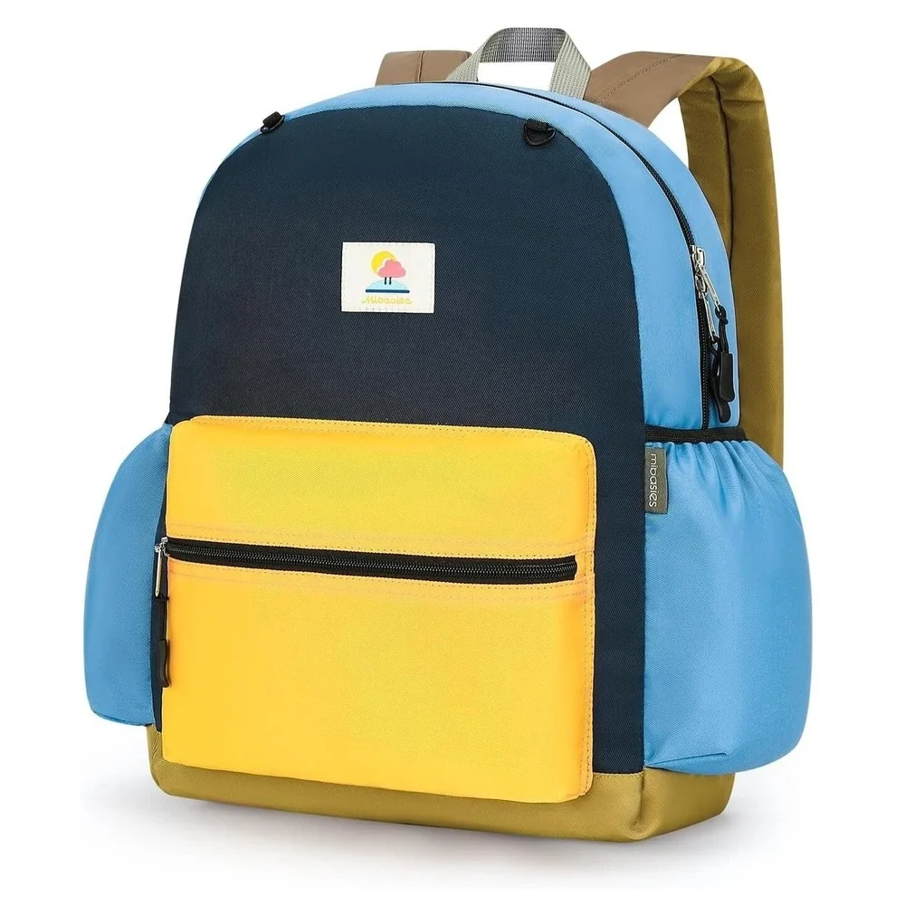 mibasies Kids Backpack for Boys 4-6 – Lightweight School Bag, Durable & Stylish